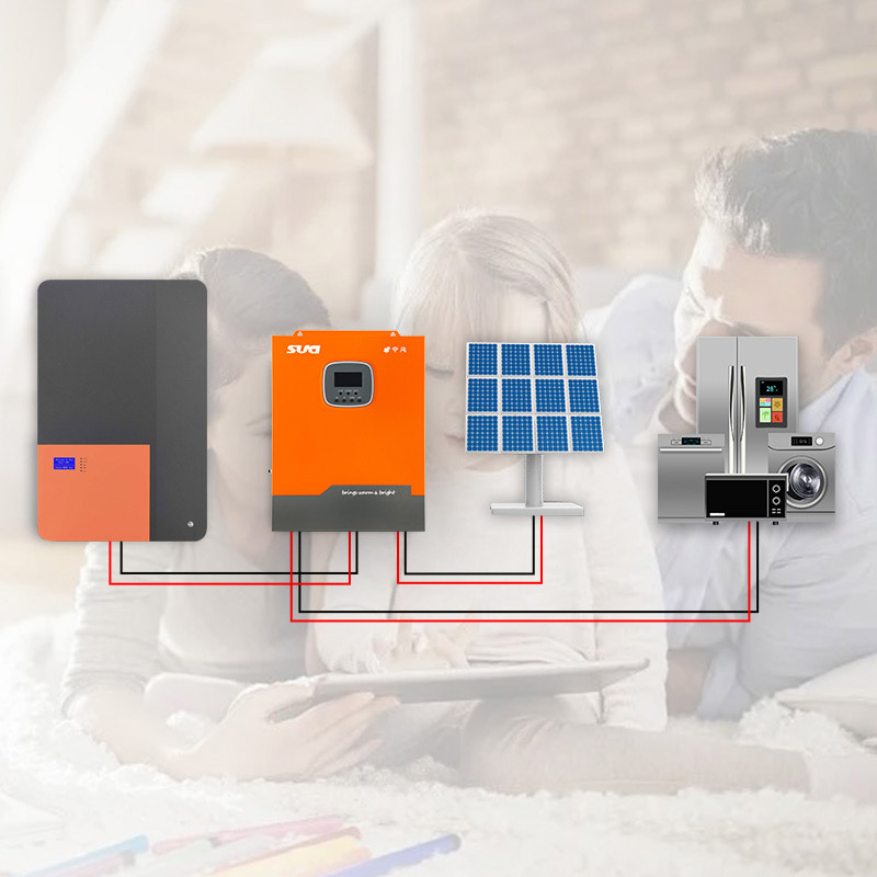 Household solar off grid-connected power generation system-5kw